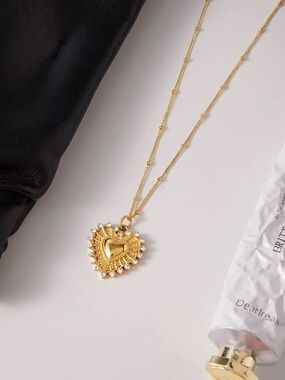 18K Gold Plated Heart Necklace